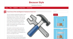 Desktop Screenshot of becausestyle.com